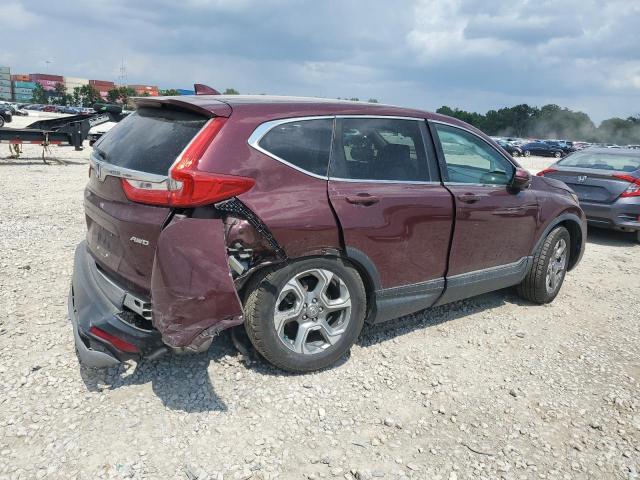 2HKRW2H81KH654944 - 2019 HONDA CR-V EXL RED photo 3