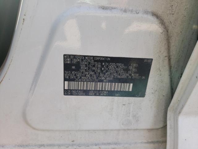 JTLKE50E281011255 - 2008 SCION XB XB 白色 照片 12