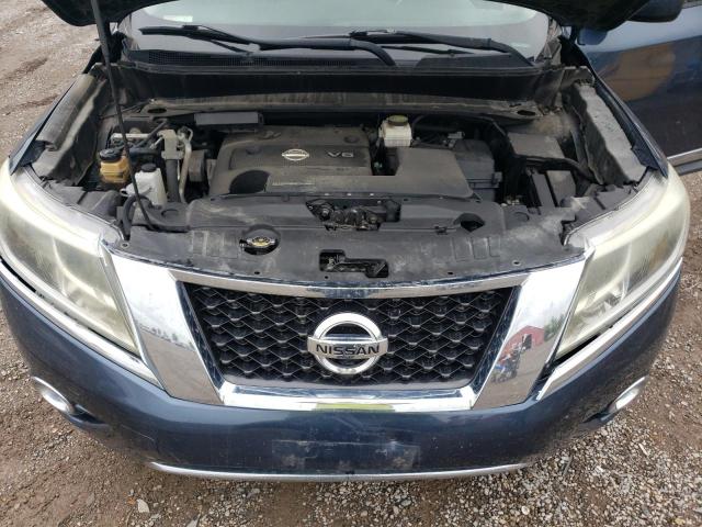 5N1AR2MN4EC630407 - 2014 NISSAN PATHFINDER S BLUE photo 12