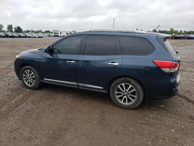 5N1AR2MN4EC630407 - 2014 NISSAN PATHFINDER S BLUE photo 2