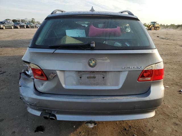 WBANN73526CN00852 - 2006 BMW 530 XIT GRAY photo 6