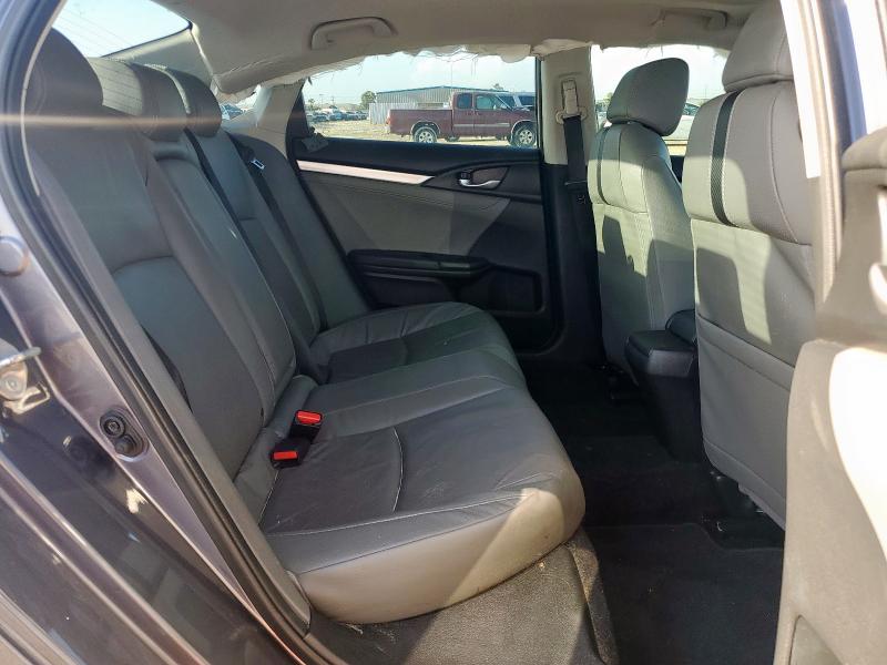 19XFC1F70JE000407 - 2018 HONDA CIVIC EXL Մոխրագույն լուսանկար 11