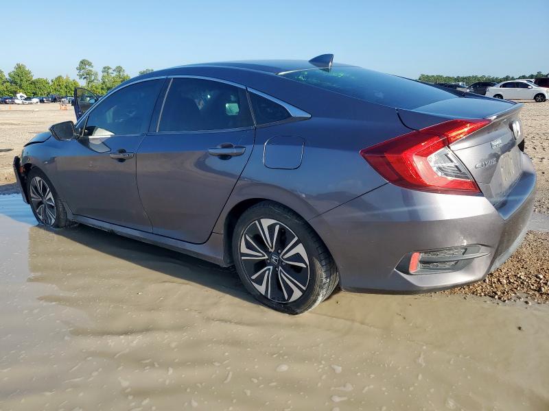 19XFC1F70JE000407 - 2018 HONDA CIVIC EXL Մոխրագույն լուսանկար 2