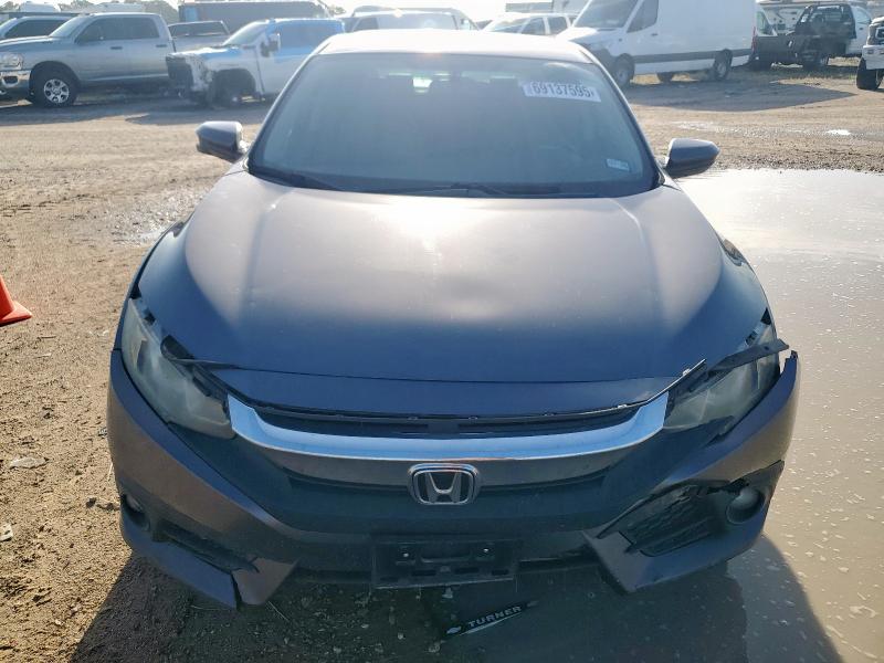 19XFC1F70JE000407 - 2018 HONDA CIVIC EXL Մոխրագույն լուսանկար 5