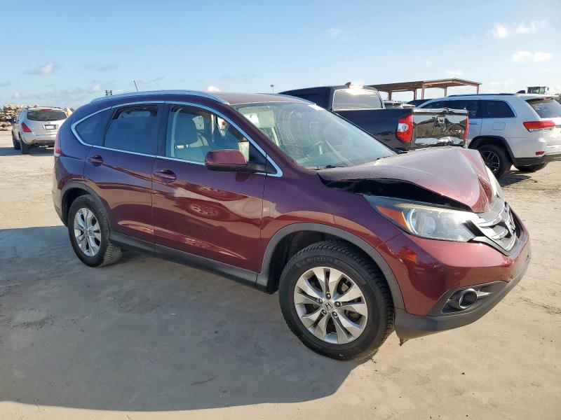 5J6RM4H70CL042458 - 2012 HONDA CR-V EXL 红色 照片 4