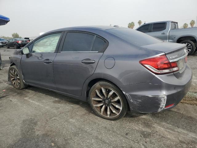 19XFB2F92EE269783 - 2014 HONDA CIVIC EXL GRAY photo 2