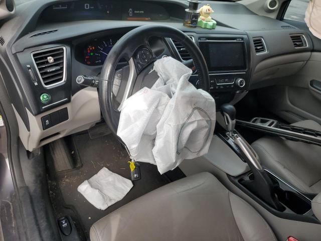 19XFB2F92EE269783 - 2014 HONDA CIVIC EXL GRAY photo 8