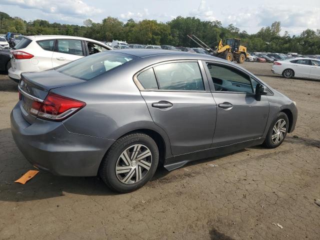 19XFB2F50DE015310 - 2013 HONDA CIVIC LX GRAY photo 3