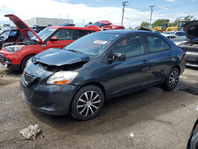 JTDBT4K37CL039394 - 2012 TOYOTA YARIS GRAY photo 1