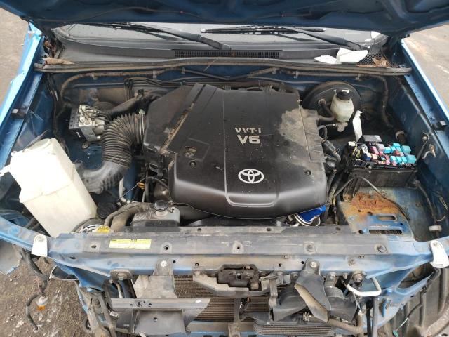 5TETU62N27Z449767 - 2007 TOYOTA TACOMA PRERUNNER ACCESS CAB BLUE photo 11