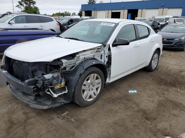 1B3BD4FG5BN548673 - 2011 DODGE AVENGER EXPRESS WHITE photo 1