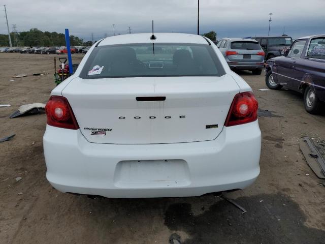 1B3BD4FG5BN548673 - 2011 DODGE AVENGER EXPRESS WHITE photo 6