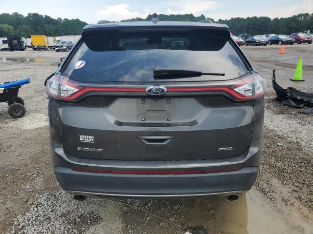 2FMPK3J86JBB09265 - 2018 FORD EDGE SEL ნაცრისფერი ფოტო 6