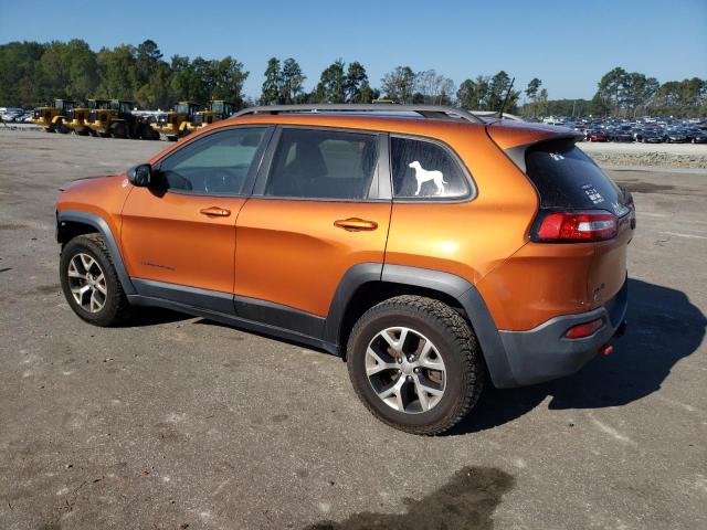1C4PJMBS7GW112724 - 2016 JEEP CHEROKEE TRAILHAWK ORANGE photo 2