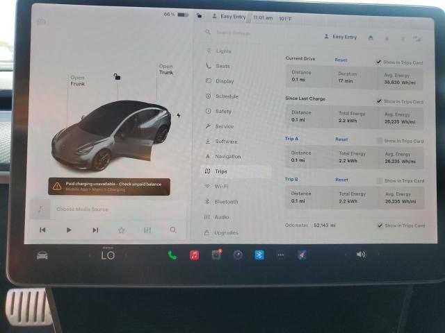 5YJ3E1EC0NF134605 - 2022 TESLA MODEL 3 Boz foto 9