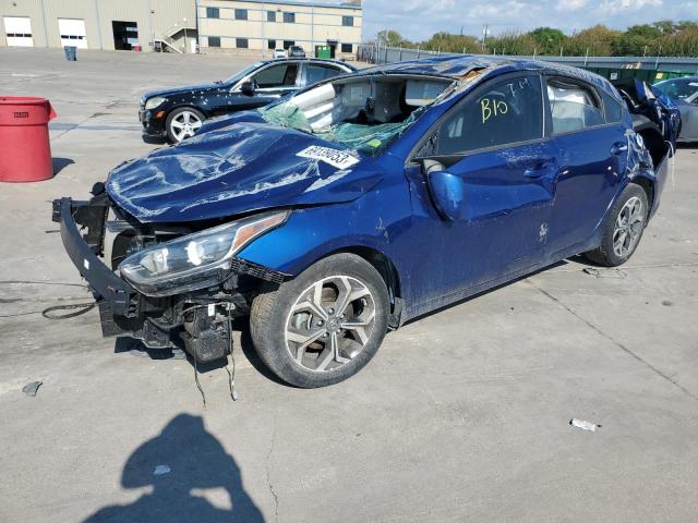 3KPF24AD6ME265869 - 2021 KIA FORTE FE BLUE photo 1