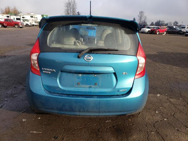 3N1CE2CP0EL360367 - 2014 NISSAN VERSA NOTE S TURQUOISE photo 6