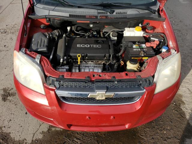 KL1TD56E39B344013 - 2009 CHEVROLET AVEO LS 红色 照片 11