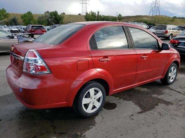 KL1TD56E39B344013 - 2009 CHEVROLET AVEO LS 红色 照片 3