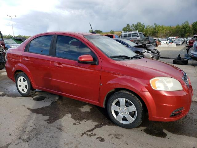 KL1TD56E39B344013 - 2009 CHEVROLET AVEO LS 红色 照片 4