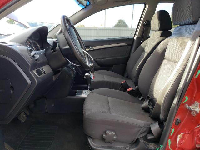 KL1TD56E39B344013 - 2009 CHEVROLET AVEO LS 红色 照片 7