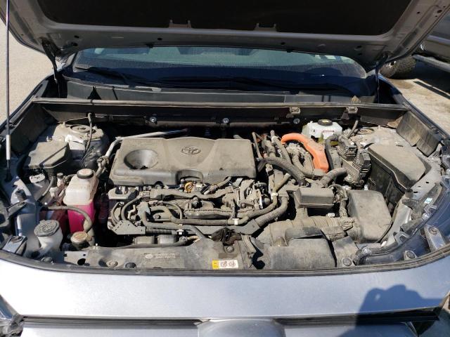 4T3RWRFV9MU016583 - 2021 TOYOTA RAV4 XLE ვერცხლისფერი ფოტო 11