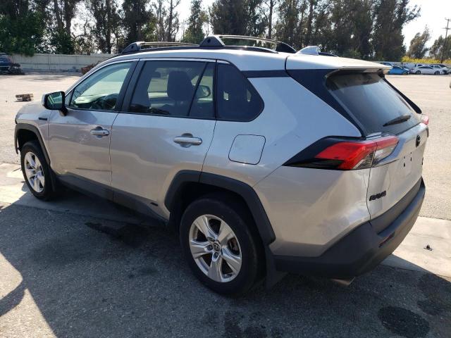 4T3RWRFV9MU016583 - 2021 TOYOTA RAV4 XLE ვერცხლისფერი ფოტო 2