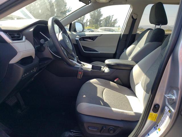 4T3RWRFV9MU016583 - 2021 TOYOTA RAV4 XLE ვერცხლისფერი ფოტო 7