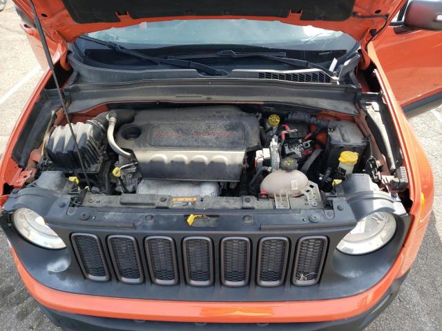 ZACCJBCB3HPG56976 - 2017 JEEP RENEGADE TRAILHAWK ORANGE photo 11