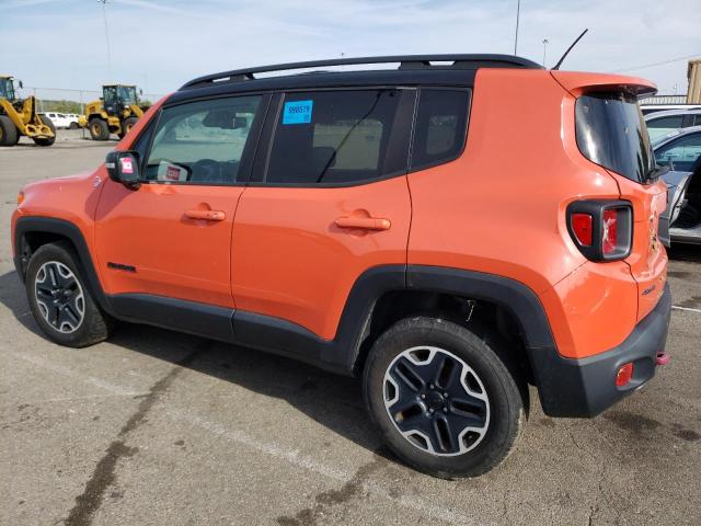 ZACCJBCB3HPG56976 - 2017 JEEP RENEGADE TRAILHAWK ORANGE photo 2