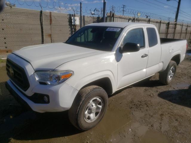 3TYRX5GNXMT007241 - 2021 TOYOTA TACOMA ACCESS CAB თეთრი ფოტო 1