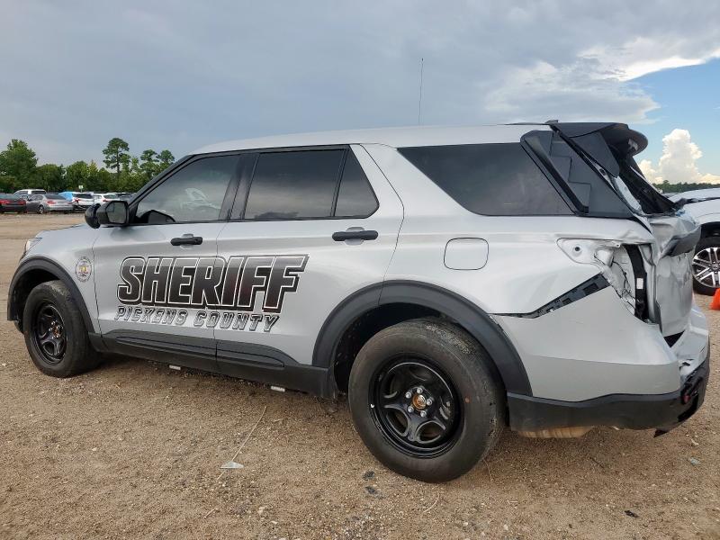 1FM5K8AB2PGA36574 - 2023 FORD EXPLORER POLICE INTERCEPTOR GRAY photo 2