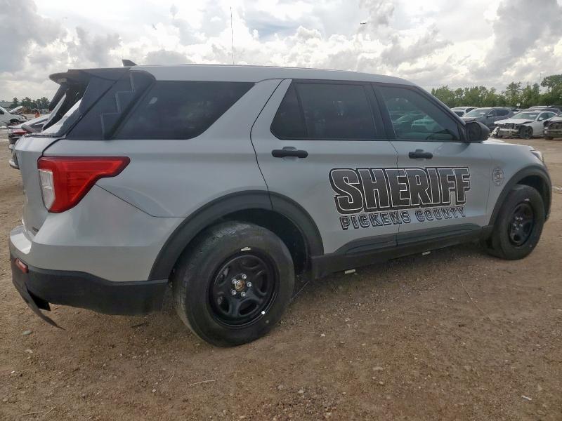 1FM5K8AB2PGA36574 - 2023 FORD EXPLORER POLICE INTERCEPTOR GRAY photo 3