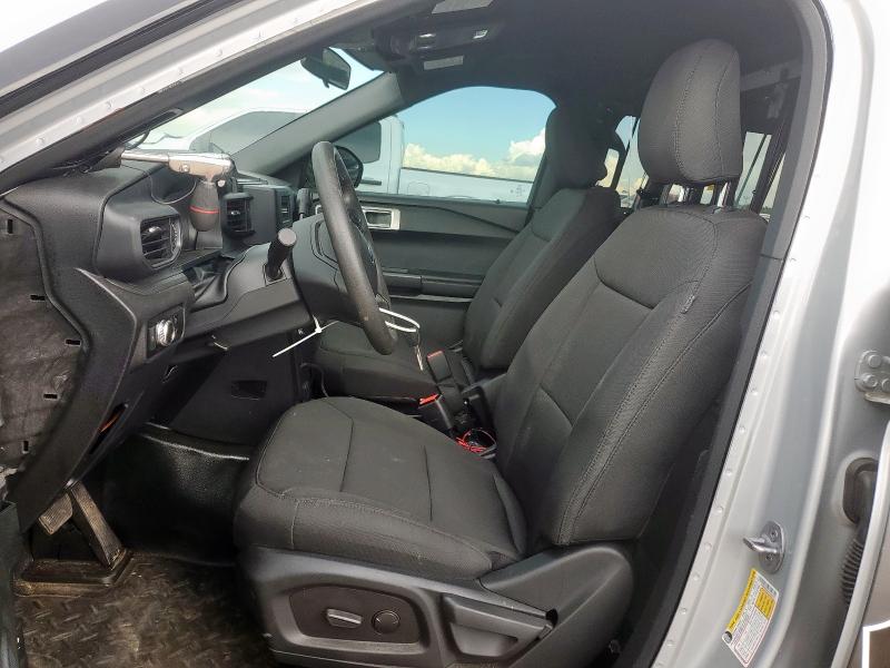 1FM5K8AB2PGA36574 - 2023 FORD EXPLORER POLICE INTERCEPTOR GRAY photo 7