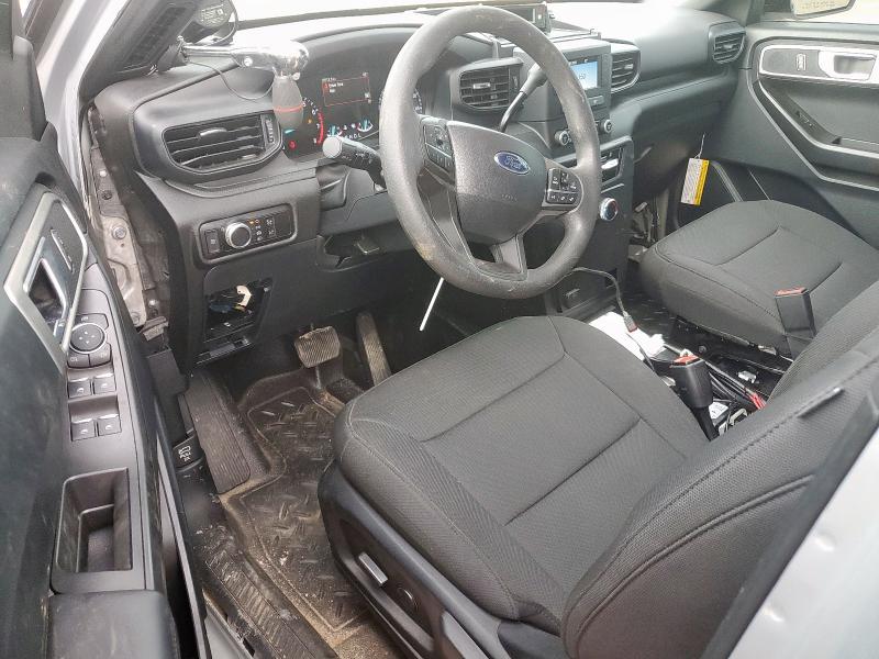 1FM5K8AB2PGA36574 - 2023 FORD EXPLORER POLICE INTERCEPTOR GRAY photo 8
