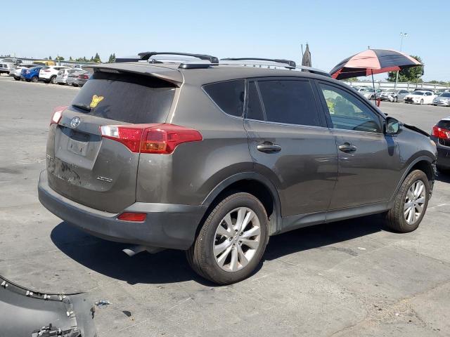 JTMYFREV2FD044691 - 2015 TOYOTA RAV4 LIMITED ნაცრისფერი ფოტო 3