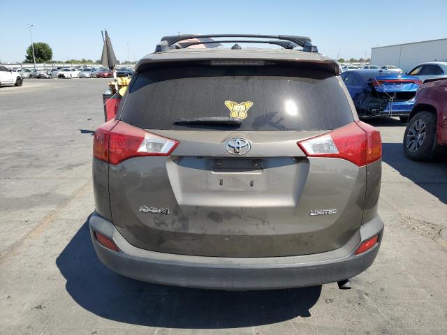 JTMYFREV2FD044691 - 2015 TOYOTA RAV4 LIMITED ნაცრისფერი ფოტო 6