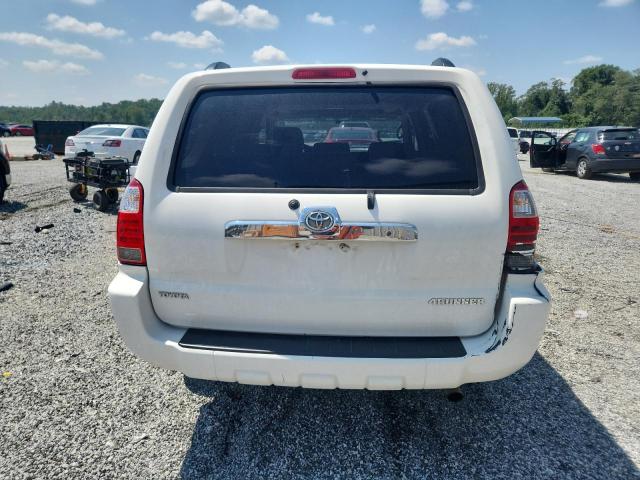 JTEZU14R58K004325 - 2008 TOYOTA 4RUNNER SR5 WHITE photo 6
