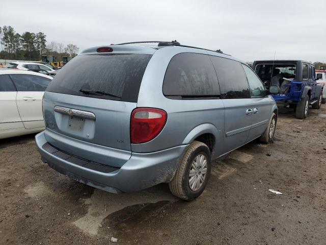 2C4GP44RX5R243368 - 2005 CHRYSLER TOWN & COU LX TURQUOISE photo 3