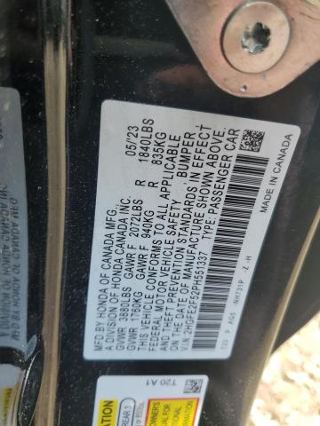 2HGFE2F52PH551337 - 2023 HONDA CIVIC SPORT Қара фото 13