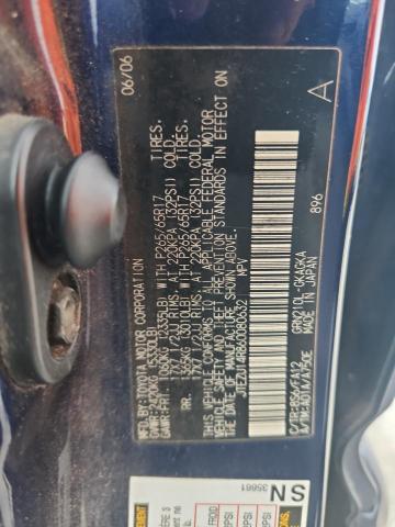 JTEZU14R860080632 - 2006 TOYOTA 4RUNNER SR5 Blau Foto 13