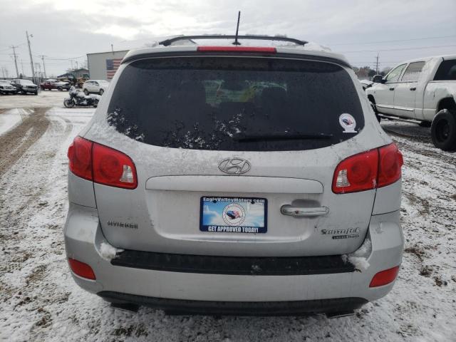 5NMSH73E58H218349 - 2008 HYUNDAI SANTA FE SE SILVER photo 6