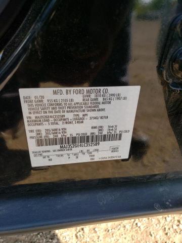 MAJ3S2GE4LC352589 - 2020 FORD ECOSPORT SE BLACK photo 13