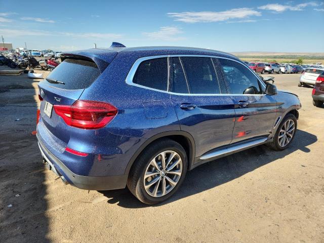5UXTR9C55JLC69661 - 2018 BMW X3 XDRIVE30I BLUE photo 3