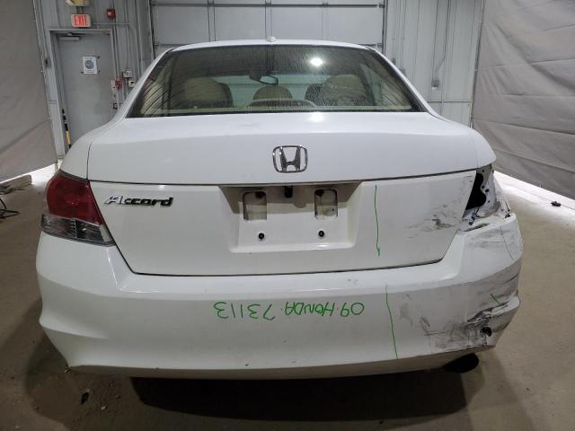 JHMCP26849C013913 - 2009 HONDA ACCORD EXL WHITE photo 6