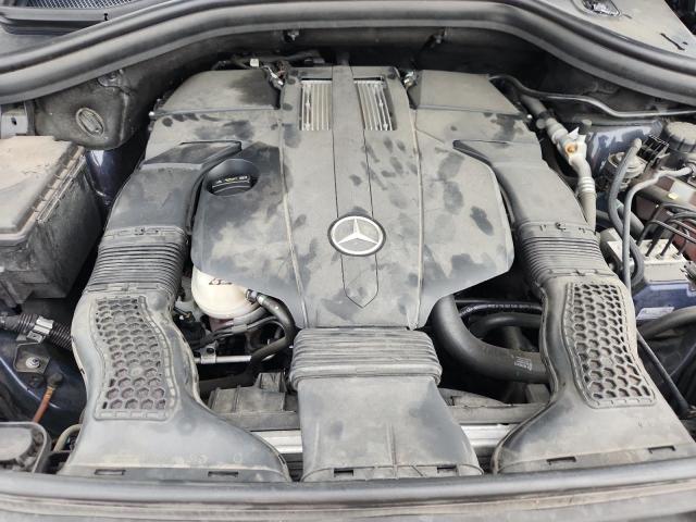 4JGDF6EE1FA469829 - 2015 MERCEDES-BENZ GL 450 4MATIC BLUE photo 12