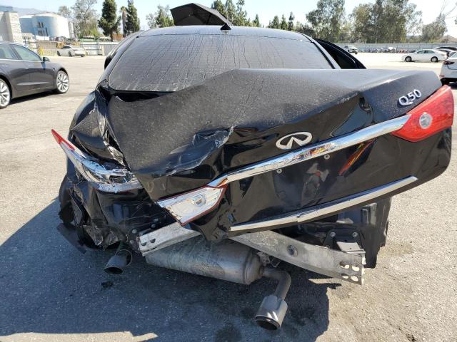 JN1CV7AP7GM203606 - 2016 INFINITI Q50 BASE BLACK photo 6