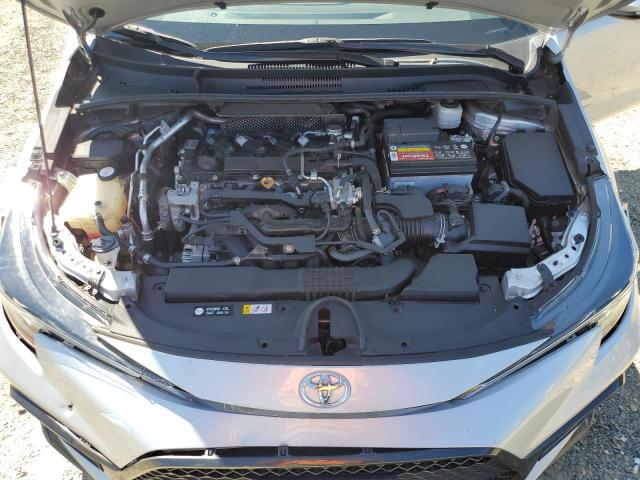 5YFT4RCE4LP018167 - 2020 TOYOTA COROLLA XSE SILVER photo 11