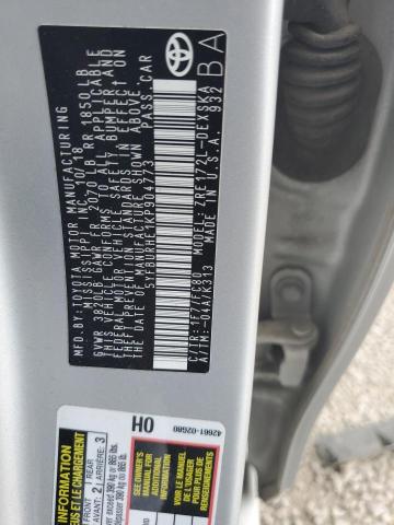 5YFBURHE1KP904773 - 2019 TOYOTA COROLLA L ვერცხლისფერი ფოტო 13