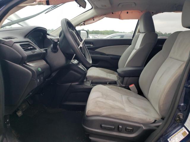 5J6RM4H50GL026281 - 2016 HONDA CR-V EX BLUE photo 7